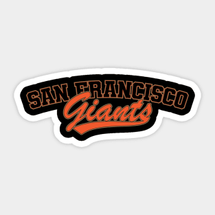 San Francisco Giants by © Purkins Originals Sticker for Sale by Purkins