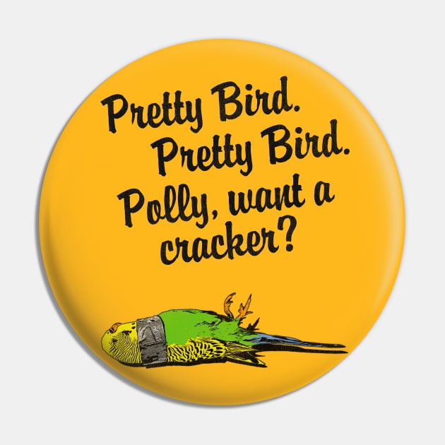 Pretty Bird, Petey Pin by darklordpug