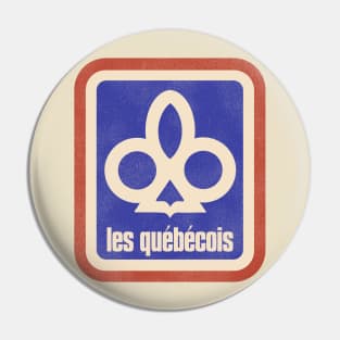 Defunct Les Quebecois De Montreal Lacrosse Team Pin