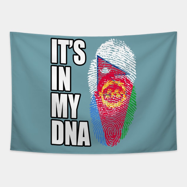 Eritrean And Nepalese Mix DNA Flag Heritage Tapestry by Just Rep It!!