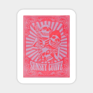 SUNSET CURVE ROCK BAND (POSTER VERSION) #2 Magnet