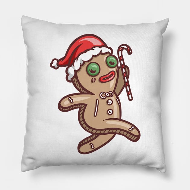 Gingerbread Man Pillow by supernunal