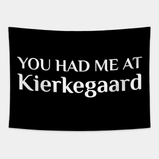 Kierkegaard Philosophy Teacher Tshirt Student Philosopher Tapestry