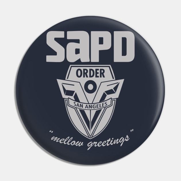 SAPD Crew Pin by PopCultureShirts