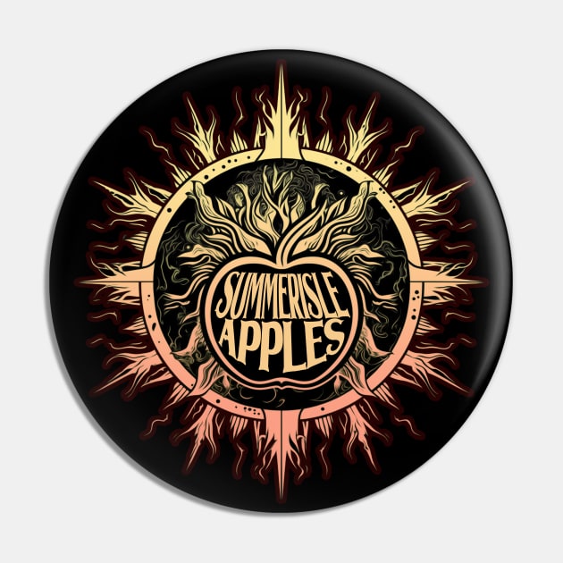 Summerisle Apples Pin by Hiraeth Tees