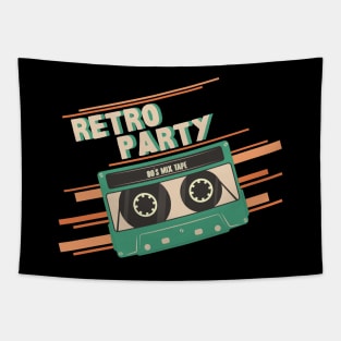 Retro Party Tapestry