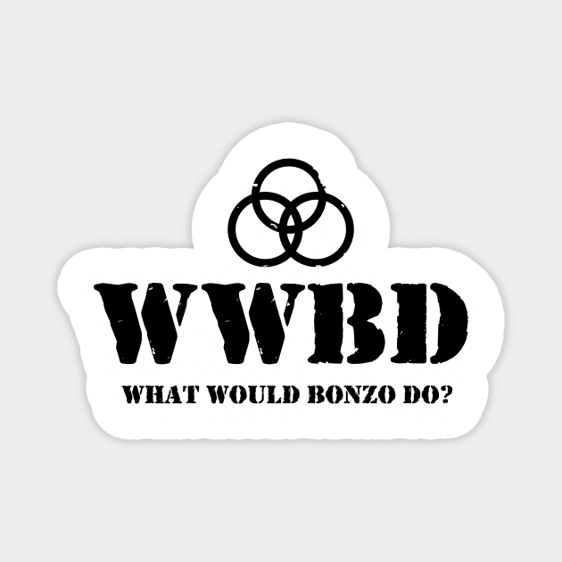 What Would Bonzo Do? Magnet by Drummer Ts