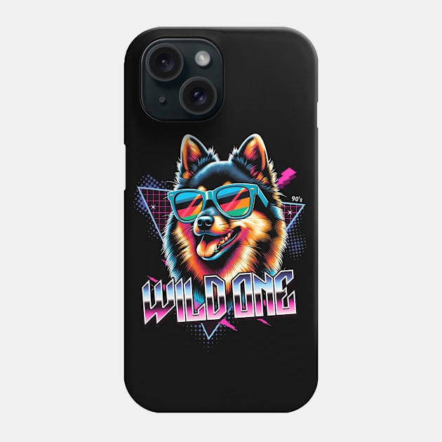 Wild One Schipperke Phone Case by Miami Neon Designs