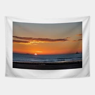 Sunrise over a tranquil North Sea Tapestry