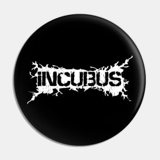 White Distressed - Incubus Pin