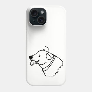 Toby the Dog Minimal Outline Phone Case