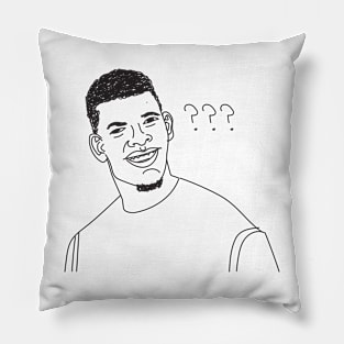 Guy Confused Meme Pillow