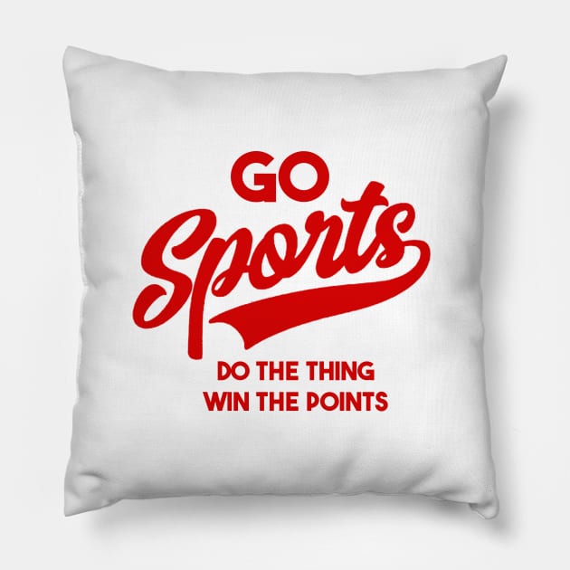 Go Sports Pillow by Space Monkeys NFT