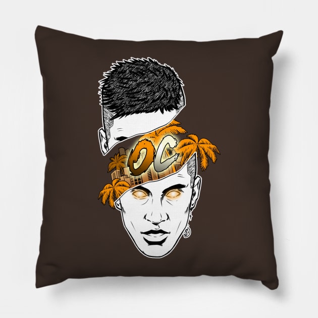 Tedua: ORANGE COUNTY Pillow by DVNK