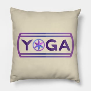 yoga yoga yoga Pillow