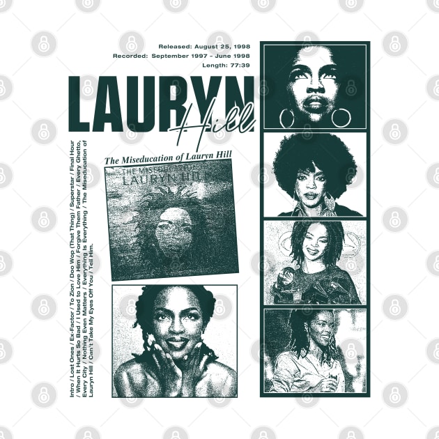 Lauryn Hill Fugees The Famous Vintage Retro Rock Rap Hiphop by beckhamwarren