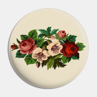 Victorian Roses #1 Pin