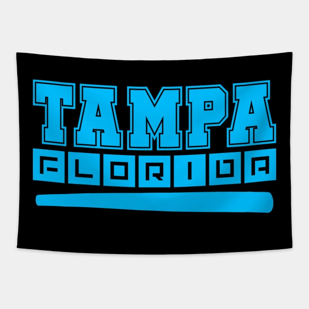 Tampa, Florida Tapestry by colorsplash