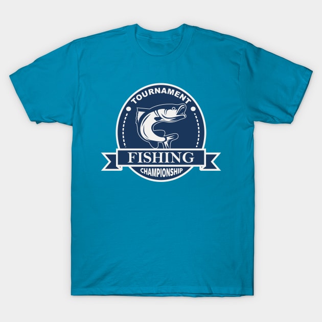 Classic Fishing Championship Badge T-Shirt