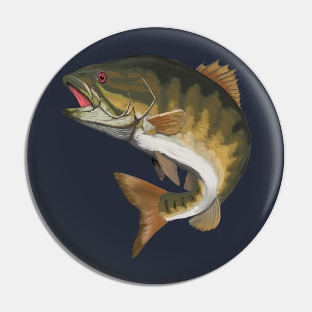 Smallmouth Pin by 752 Designs