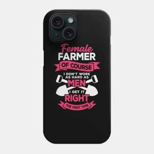 Farming Farm Female Farmer Girl Gift Phone Case