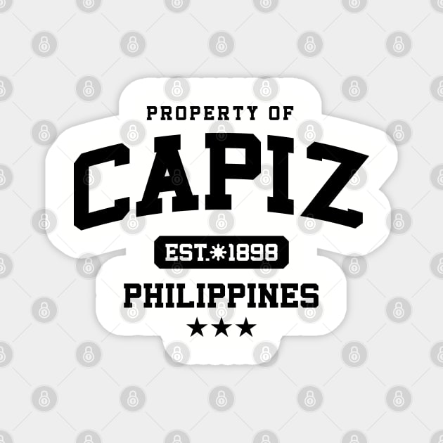 Capiz - Property of the Philippines Shirt Magnet by pinoytee