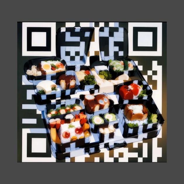 RickRoll QR Code -- Bento Box Painting by ravel.live