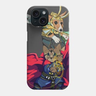 Loki and Kitten Strange Team Up Phone Case