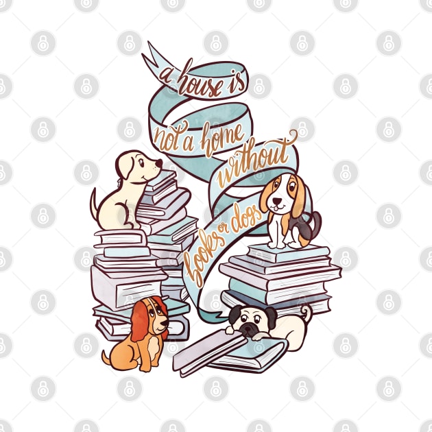 BOOKS AND DOGS by Catarinabookdesigns