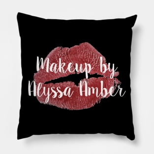 Makeup By Alyssa Amber Logo Pillow