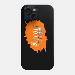 BITCOIN TO THE MOON Phone Case