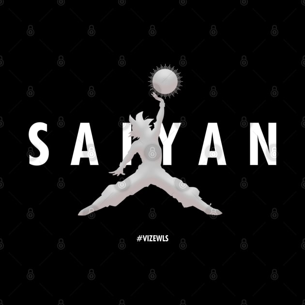 Saiyan Jumpman | Silver | Ultra Instinct by Vizewls