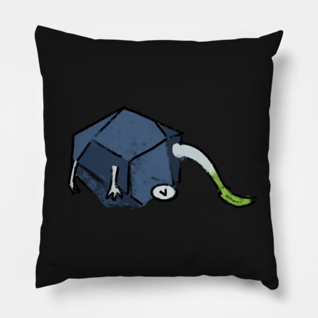 rock pikmin is stuck Pillow by artsy-Eden