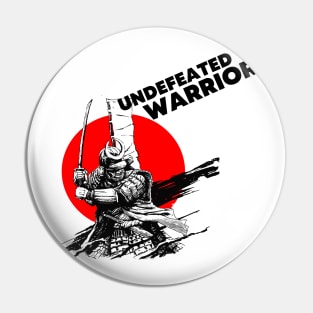 Undefeated Warrior Pin