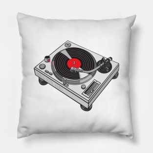 Turntable (Gray Colorway) Analog / Music Pillow