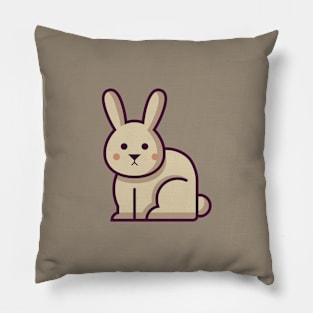 cute sweet rabbit Pillow