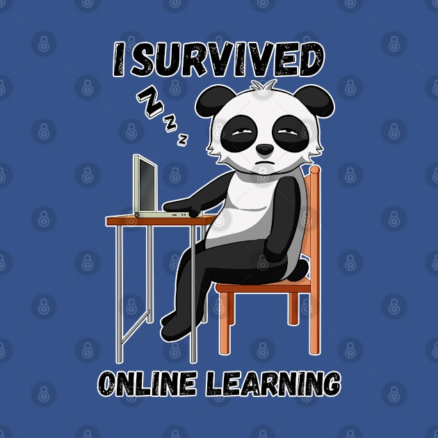 I Survived Online Learning - Panda Lovers by Dener Queiroz