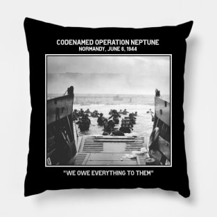 Codenamed Operation Neptune - WW2 D-Day Pillow