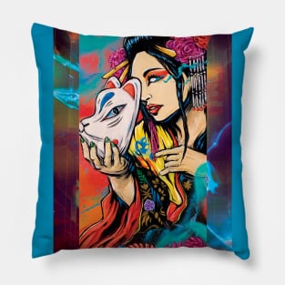 Geisha 2 Pillow