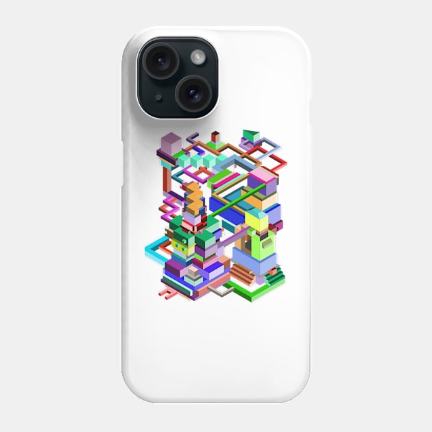 Abstract Maze Phone Case by cristinaandmer