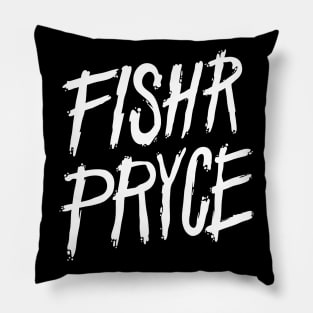 Fishr Pryce Painted Logo Pillow