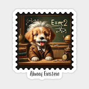 Alwoof Einstein Magnet