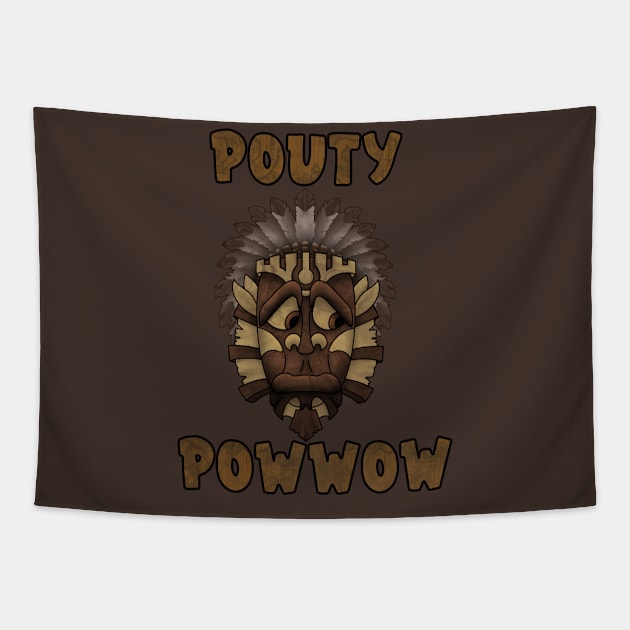 Pouty powwow Tapestry by 752 Designs