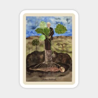 Portrait of Luther Burbank by Frida Kahlo Magnet