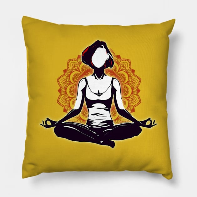 Breathe Pillow by Phoebe Bird Designs