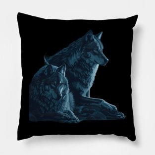Protecting The Mexican Wolf Pillow