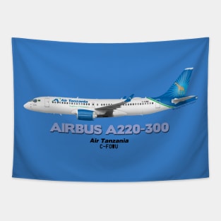 Airbus A220-300 - Air Tanzania Tapestry