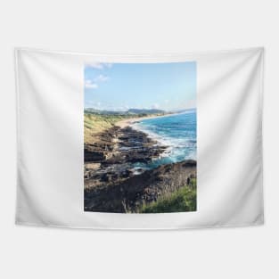 A lovely day at the beach Tapestry