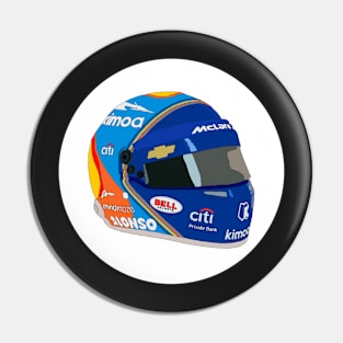 Fernando Alonso's helmet Pin