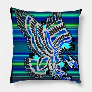 Tattoo Eagle by LowEndGraphics Pillow